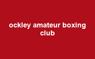 Ockley Amateur Boxing Club